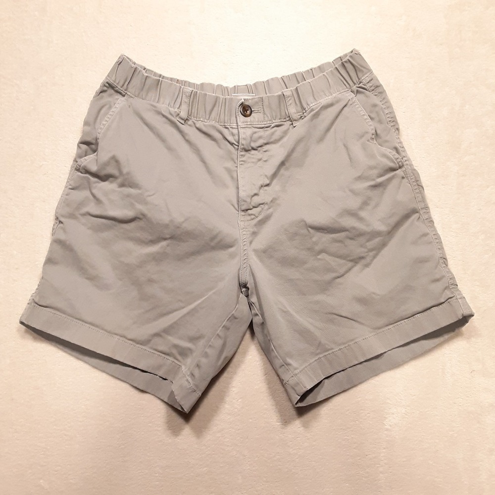Bear Bottom Mens 7" Stretch Short Large Charcoal Grey Bermuda